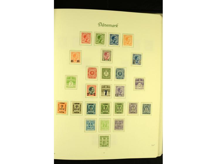 1851/1976, postfrische, ungebrauchte und gestempelte Sammlung mit u.a. Mi.-Nr. 2, 6, 10, 66, 81, 180-81, Porto, Postfähre etc