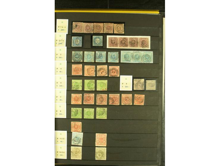 1851/1981, postfrische, ungebrauchte und gestempelte Sammlung mit guten Werten wie Mi.-Nr. 2, 66, Porto, Postfähre und Grönla
