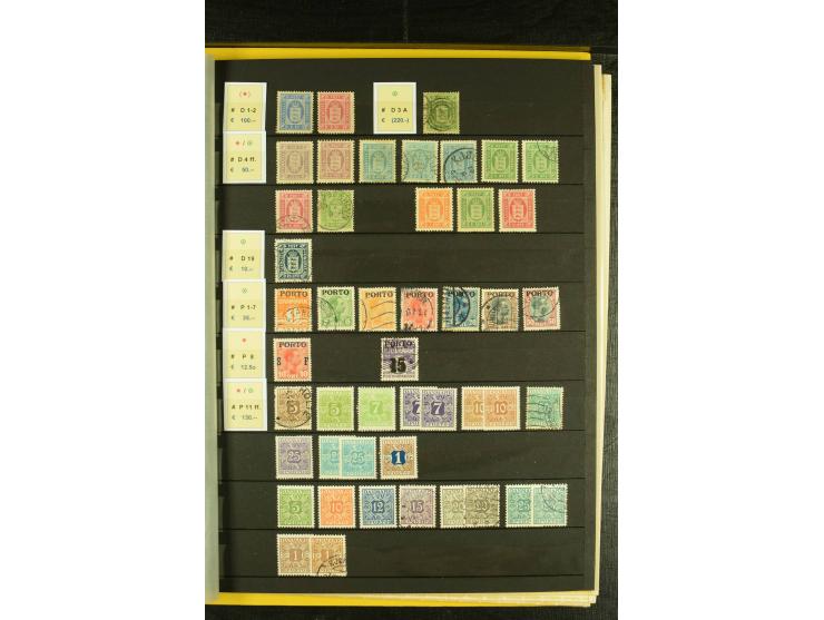 1851/1981, postfrische, ungebrauchte und gestempelte Sammlung mit guten Werten wie Mi.-Nr. 2, 66, Porto, Postfähre und Grönla