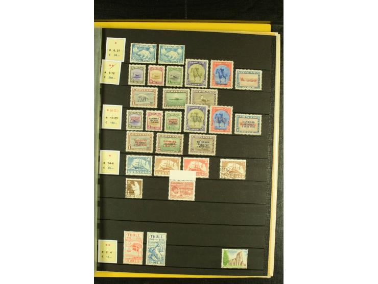 1851/1981, postfrische, ungebrauchte und gestempelte Sammlung mit guten Werten wie Mi.-Nr. 2, 66, Porto, Postfähre und Grönla