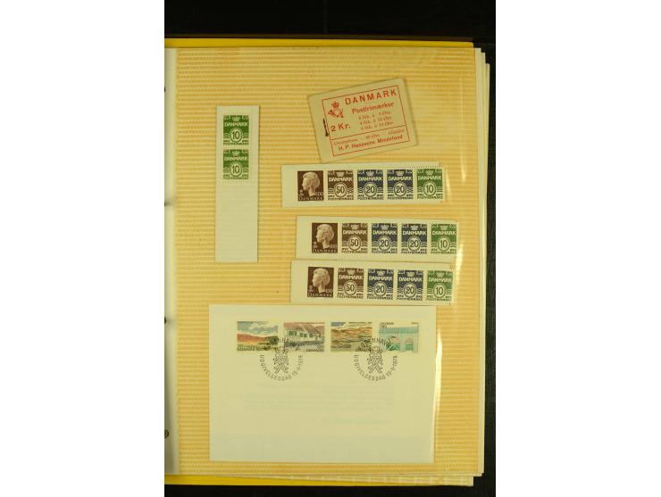 1851/1981, postfrische, ungebrauchte und gestempelte Sammlung mit guten Werten wie Mi.-Nr. 2, 66, Porto, Postfähre und Grönla