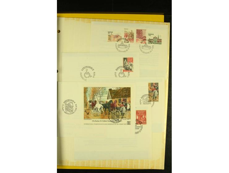 1851/1981, postfrische, ungebrauchte und gestempelte Sammlung mit guten Werten wie Mi.-Nr. 2, 66, Porto, Postfähre und Grönla