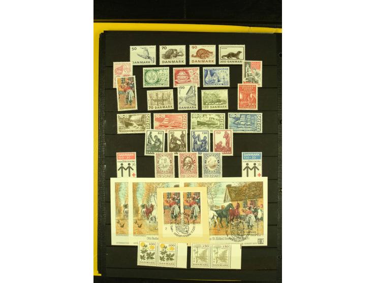1851/1981, postfrische, ungebrauchte und gestempelte Sammlung mit guten Werten wie Mi.-Nr. 2, 66, Porto, Postfähre und Grönla