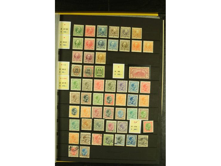 1851/1981, postfrische, ungebrauchte und gestempelte Sammlung mit guten Werten wie Mi.-Nr. 2, 66, Porto, Postfähre und Grönla