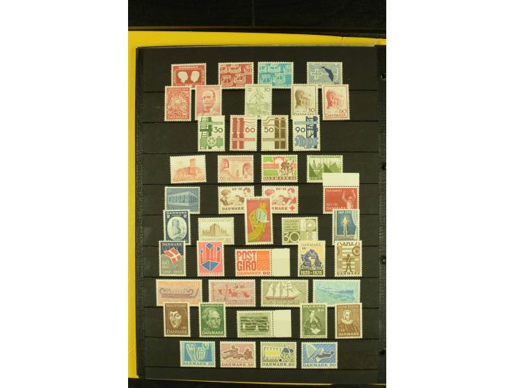 1851/1981, postfrische, ungebrauchte und gestempelte Sammlung mit guten Werten wie Mi.-Nr. 2, 66, Porto, Postfähre und Grönla