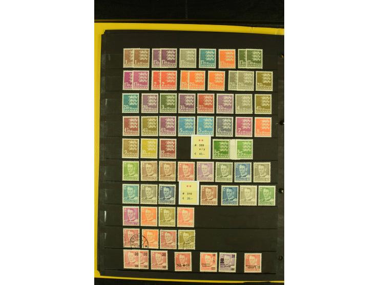 1851/1981, postfrische, ungebrauchte und gestempelte Sammlung mit guten Werten wie Mi.-Nr. 2, 66, Porto, Postfähre und Grönla