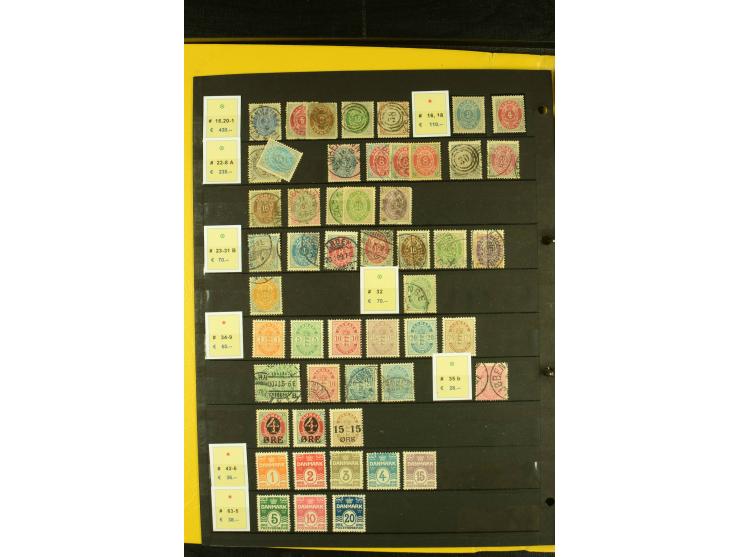 1851/1981, postfrische, ungebrauchte und gestempelte Sammlung mit guten Werten wie Mi.-Nr. 2, 66, Porto, Postfähre und Grönla