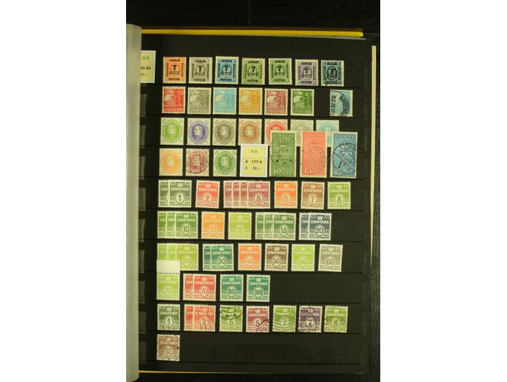 1851/1981, postfrische, ungebrauchte und gestempelte Sammlung mit guten Werten wie Mi.-Nr. 2, 66, Porto, Postfähre und Grönla
