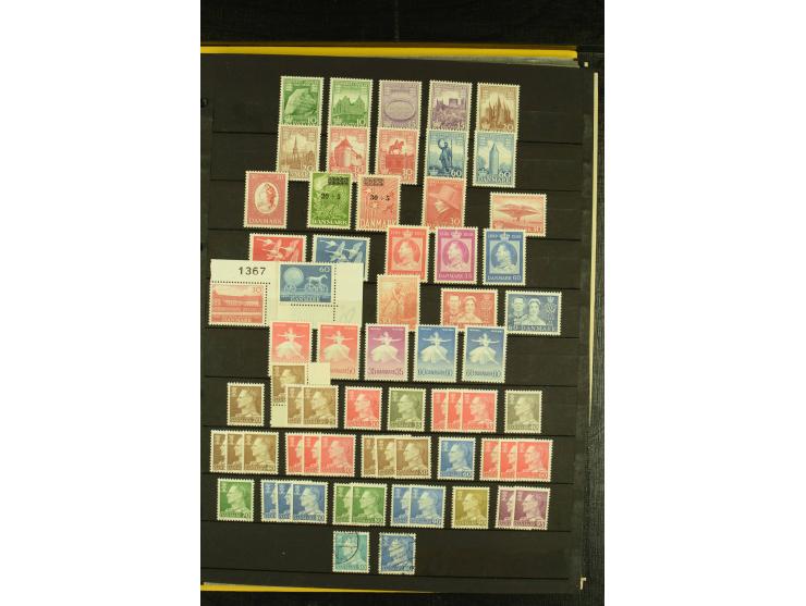 1851/1981, postfrische, ungebrauchte und gestempelte Sammlung mit guten Werten wie Mi.-Nr. 2, 66, Porto, Postfähre und Grönla