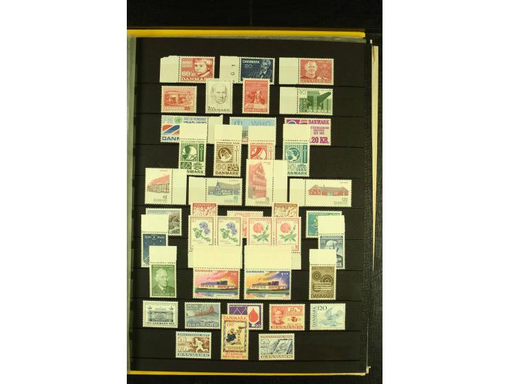1851/1981, postfrische, ungebrauchte und gestempelte Sammlung mit guten Werten wie Mi.-Nr. 2, 66, Porto, Postfähre und Grönla