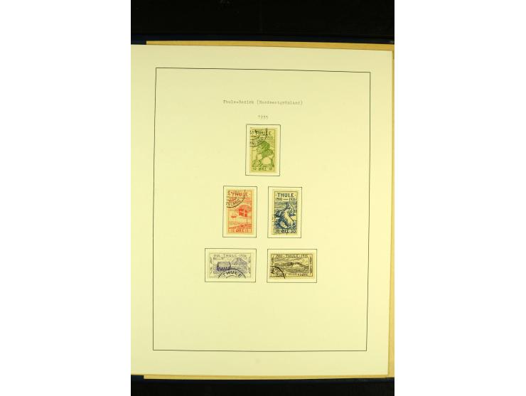 1938/2013, gestempelte weitgehend kpl. Sammlung mit u.a. Mi.-Nr. 8-16, 17-25 etc., dazu Thule