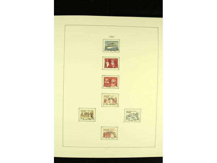 1938/2013, gestempelte weitgehend kpl. Sammlung mit u.a. Mi.-Nr. 8-16, 17-25 etc., dazu Thule