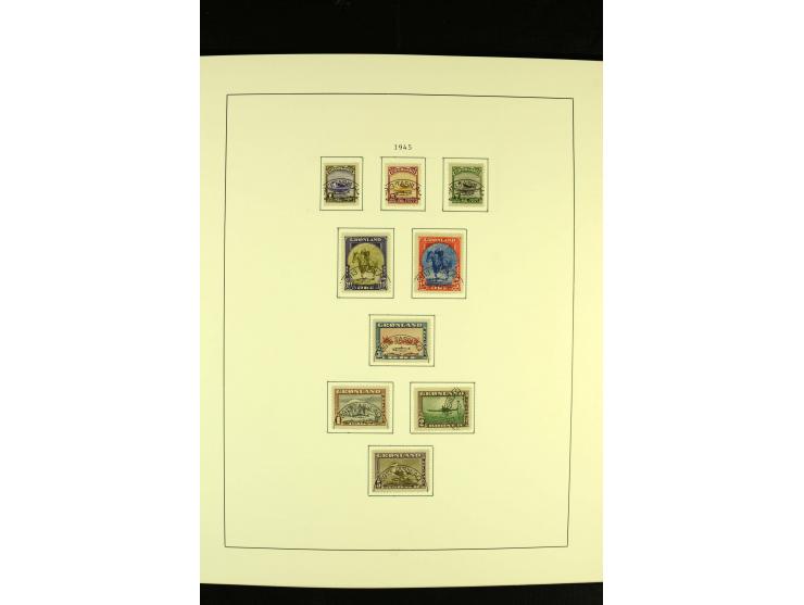 1938/2013, gestempelte weitgehend kpl. Sammlung mit u.a. Mi.-Nr. 8-16, 17-25 etc., dazu Thule