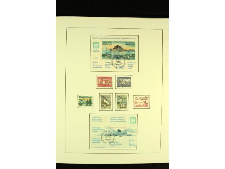 1938/2013, gestempelte weitgehend kpl. Sammlung mit u.a. Mi.-Nr. 8-16, 17-25 etc., dazu Thule