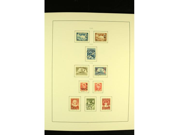 1938/2013, gestempelte weitgehend kpl. Sammlung mit u.a. Mi.-Nr. 8-16, 17-25 etc., dazu Thule