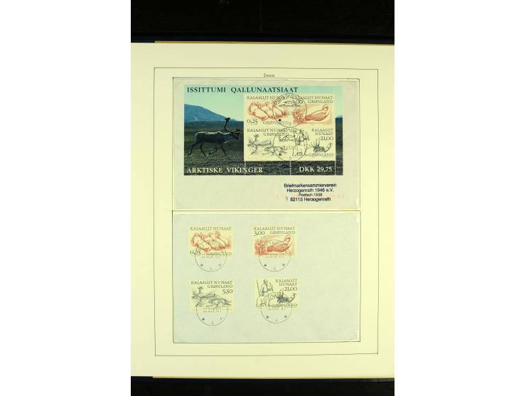 1938/2013, gestempelte weitgehend kpl. Sammlung mit u.a. Mi.-Nr. 8-16, 17-25 etc., dazu Thule