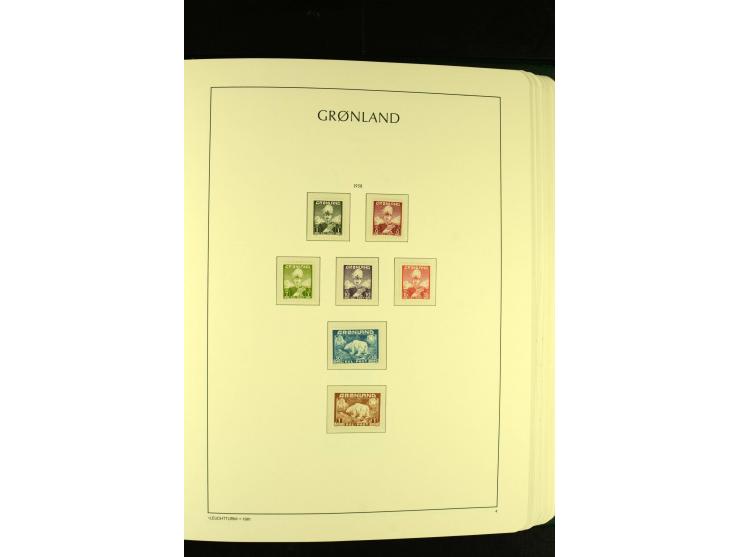 1938/95, postfrische kpl. Sammlung, dazu Färöer 1975/93, kpl. postfrisch
