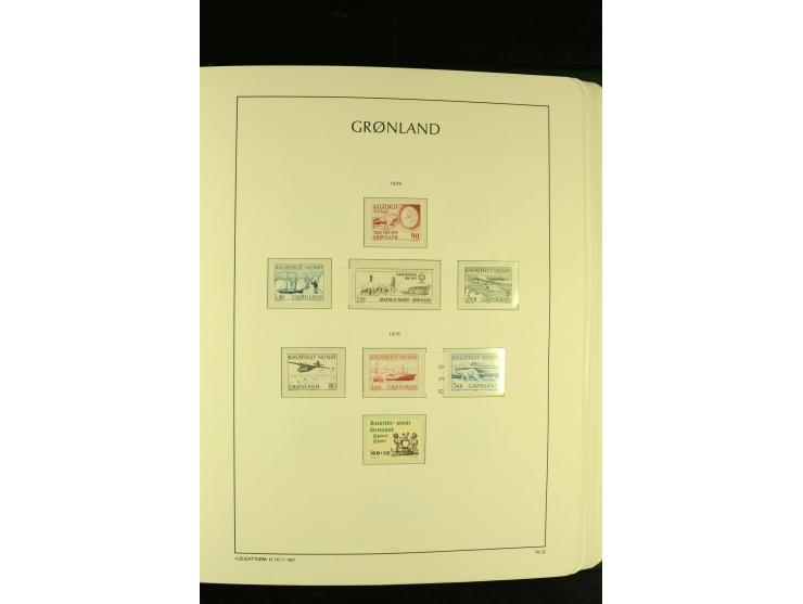 1938/95, postfrische kpl. Sammlung, dazu Färöer 1975/93, kpl. postfrisch