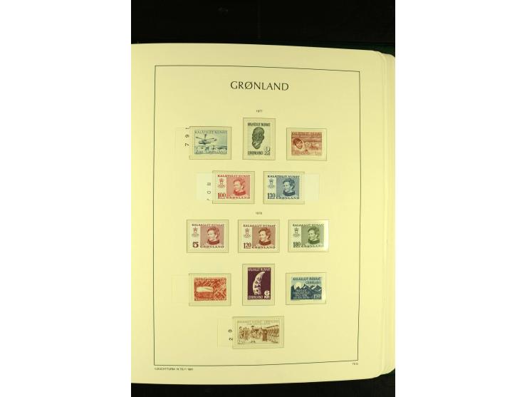 1938/95, postfrische kpl. Sammlung, dazu Färöer 1975/93, kpl. postfrisch
