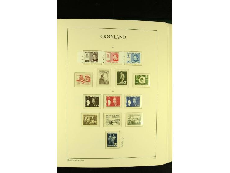 1938/95, postfrische kpl. Sammlung, dazu Färöer 1975/93, kpl. postfrisch