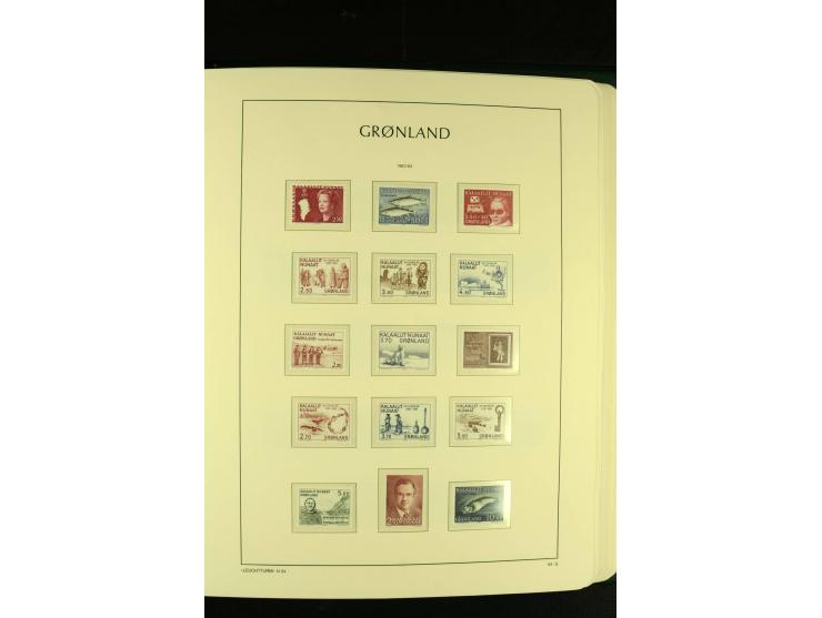 1938/95, postfrische kpl. Sammlung, dazu Färöer 1975/93, kpl. postfrisch