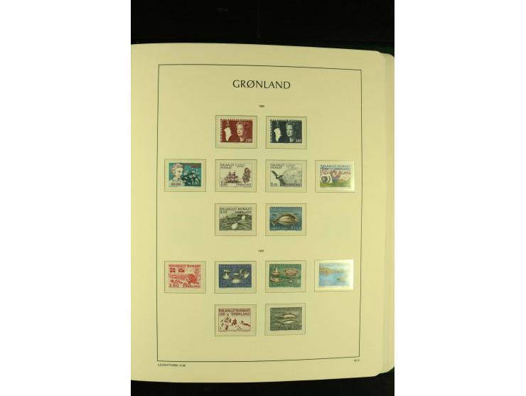 1938/95, postfrische kpl. Sammlung, dazu Färöer 1975/93, kpl. postfrisch