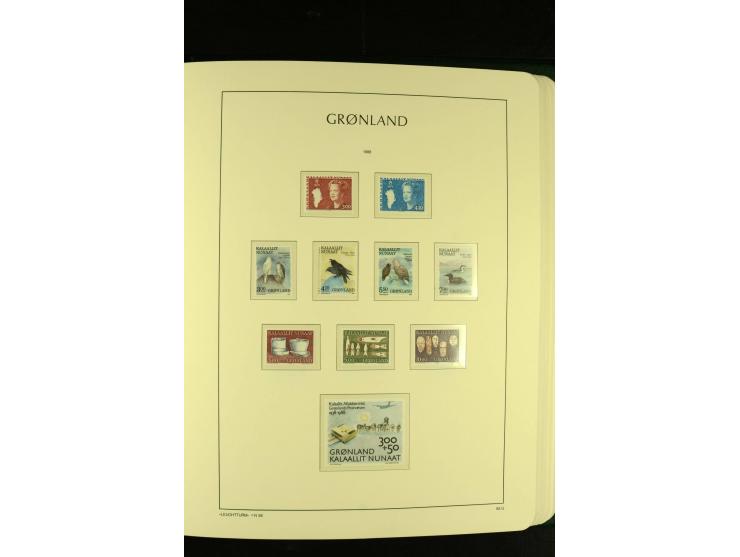 1938/95, postfrische kpl. Sammlung, dazu Färöer 1975/93, kpl. postfrisch