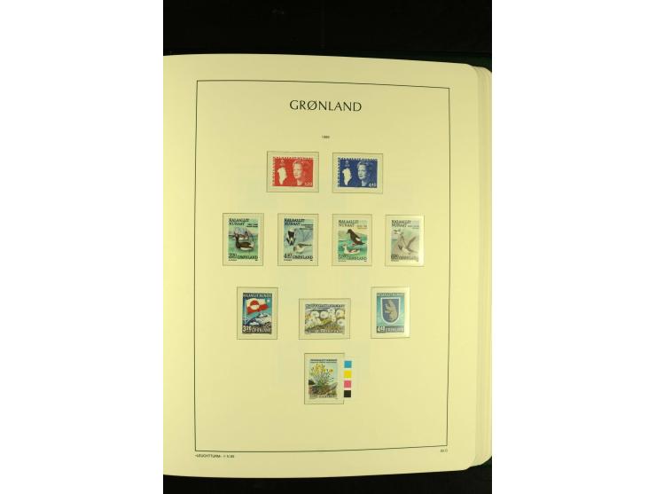 1938/95, postfrische kpl. Sammlung, dazu Färöer 1975/93, kpl. postfrisch