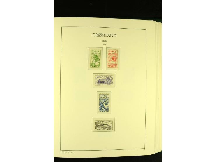 1938/95, postfrische kpl. Sammlung, dazu Färöer 1975/93, kpl. postfrisch