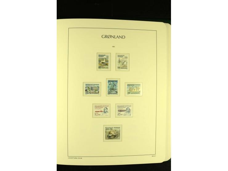 1938/95, postfrische kpl. Sammlung, dazu Färöer 1975/93, kpl. postfrisch
