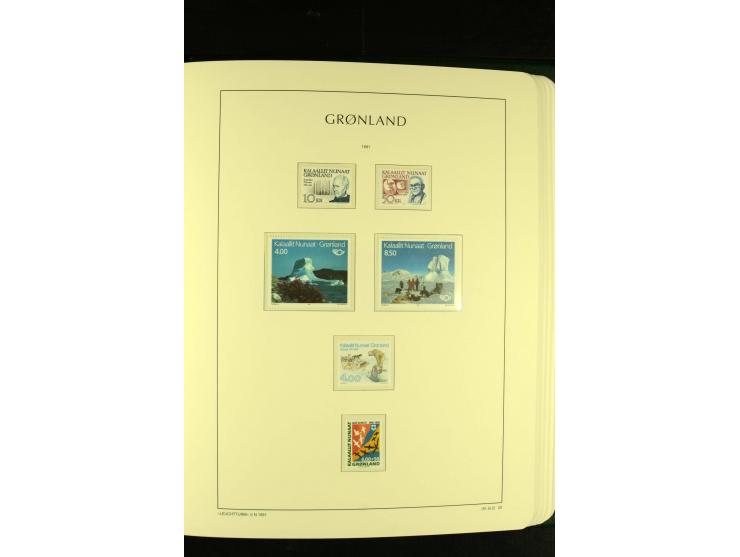 1938/95, postfrische kpl. Sammlung, dazu Färöer 1975/93, kpl. postfrisch