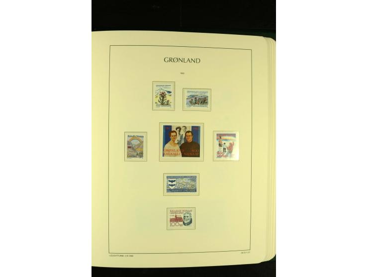 1938/95, postfrische kpl. Sammlung, dazu Färöer 1975/93, kpl. postfrisch