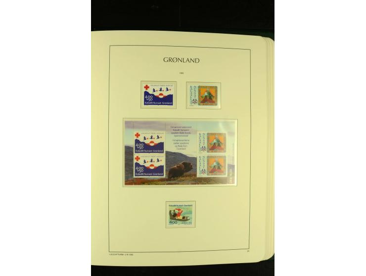 1938/95, postfrische kpl. Sammlung, dazu Färöer 1975/93, kpl. postfrisch