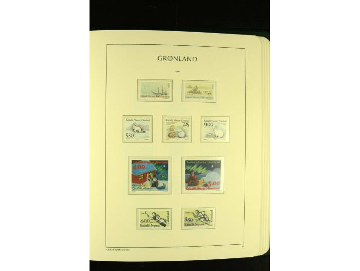 1938/95, postfrische kpl. Sammlung, dazu Färöer 1975/93, kpl. postfrisch