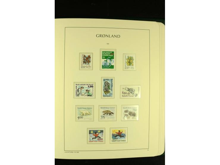 1938/95, postfrische kpl. Sammlung, dazu Färöer 1975/93, kpl. postfrisch