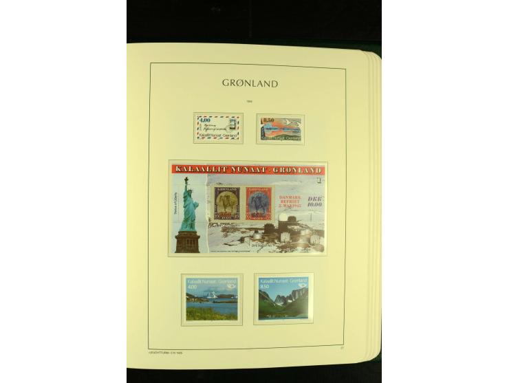1938/95, postfrische kpl. Sammlung, dazu Färöer 1975/93, kpl. postfrisch