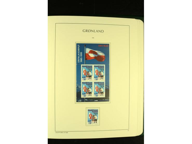 1938/95, postfrische kpl. Sammlung, dazu Färöer 1975/93, kpl. postfrisch