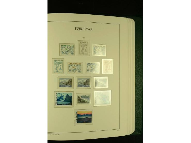 1938/95, postfrische kpl. Sammlung, dazu Färöer 1975/93, kpl. postfrisch