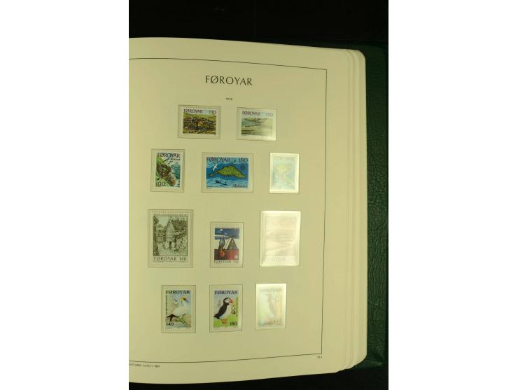 1938/95, postfrische kpl. Sammlung, dazu Färöer 1975/93, kpl. postfrisch