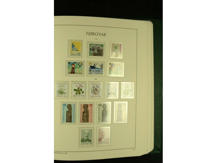 1938/95, postfrische kpl. Sammlung, dazu Färöer 1975/93, kpl. postfrisch