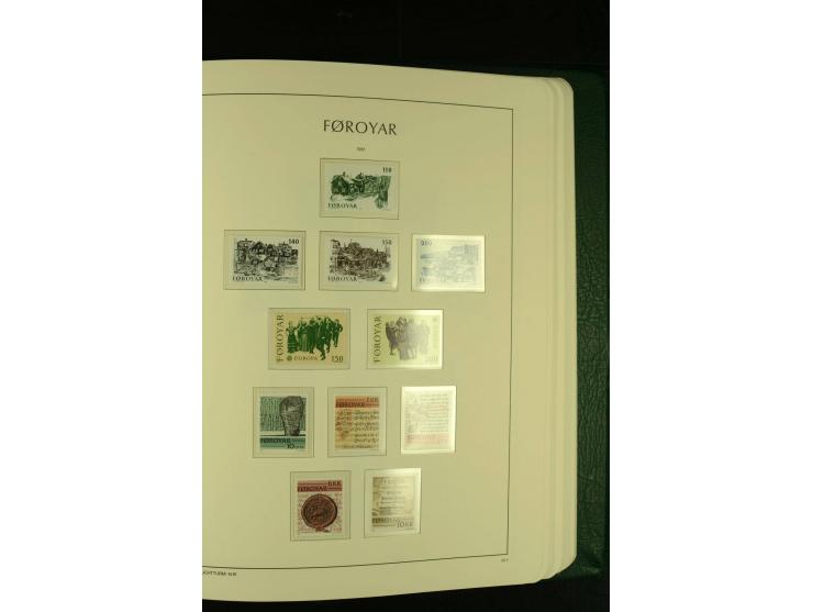 1938/95, postfrische kpl. Sammlung, dazu Färöer 1975/93, kpl. postfrisch