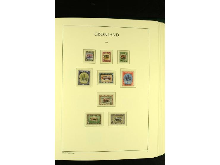 1938/95, postfrische kpl. Sammlung, dazu Färöer 1975/93, kpl. postfrisch