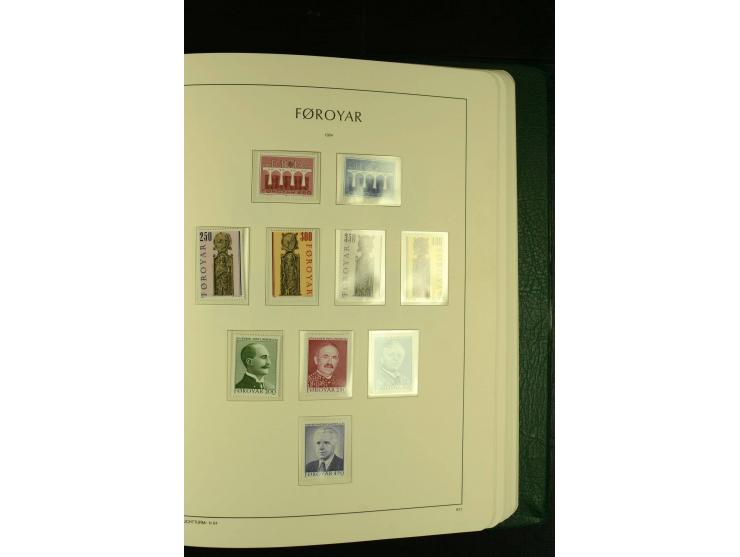 1938/95, postfrische kpl. Sammlung, dazu Färöer 1975/93, kpl. postfrisch