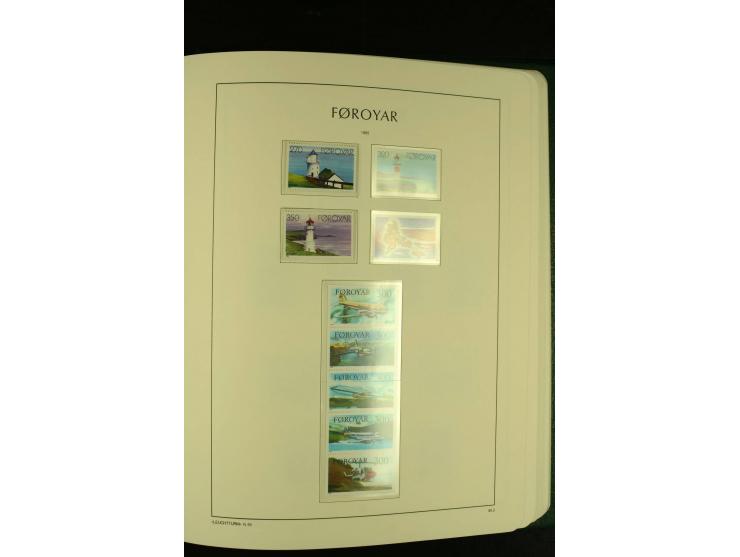 1938/95, postfrische kpl. Sammlung, dazu Färöer 1975/93, kpl. postfrisch