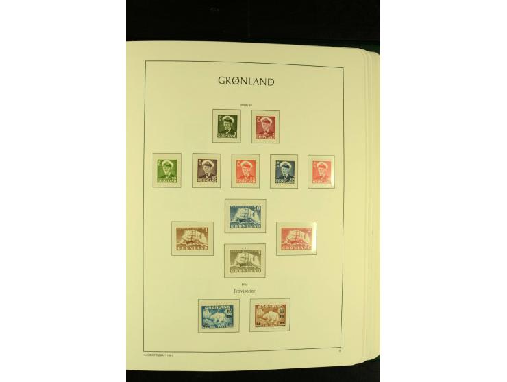 1938/95, postfrische kpl. Sammlung, dazu Färöer 1975/93, kpl. postfrisch