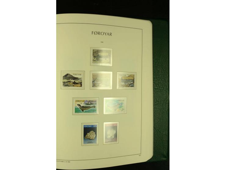 1938/95, postfrische kpl. Sammlung, dazu Färöer 1975/93, kpl. postfrisch