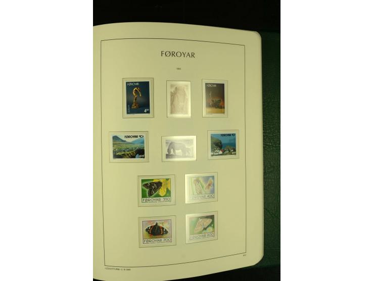 1938/95, postfrische kpl. Sammlung, dazu Färöer 1975/93, kpl. postfrisch