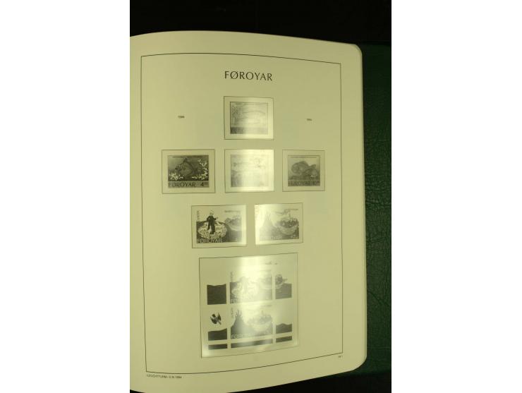 1938/95, postfrische kpl. Sammlung, dazu Färöer 1975/93, kpl. postfrisch