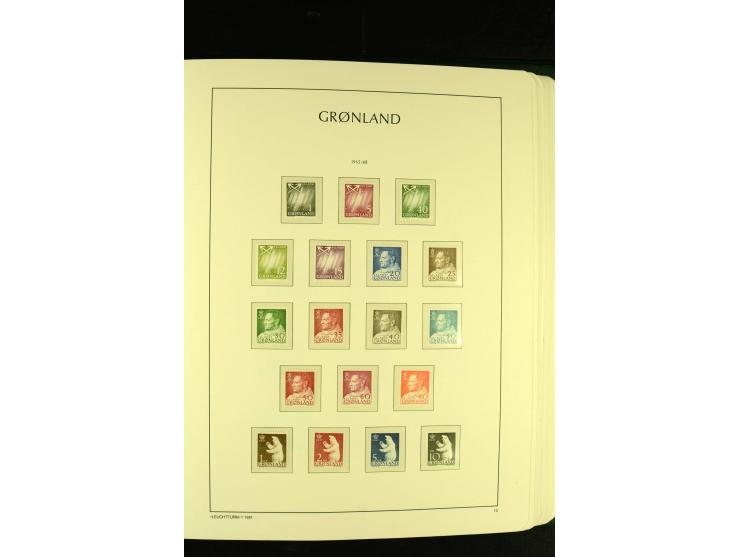 1938/95, postfrische kpl. Sammlung, dazu Färöer 1975/93, kpl. postfrisch