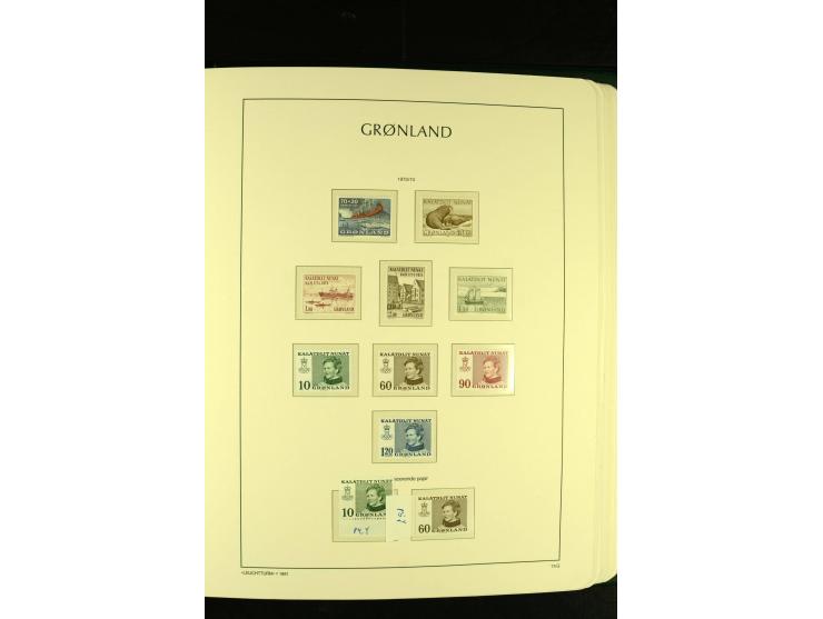 1938/95, postfrische kpl. Sammlung, dazu Färöer 1975/93, kpl. postfrisch